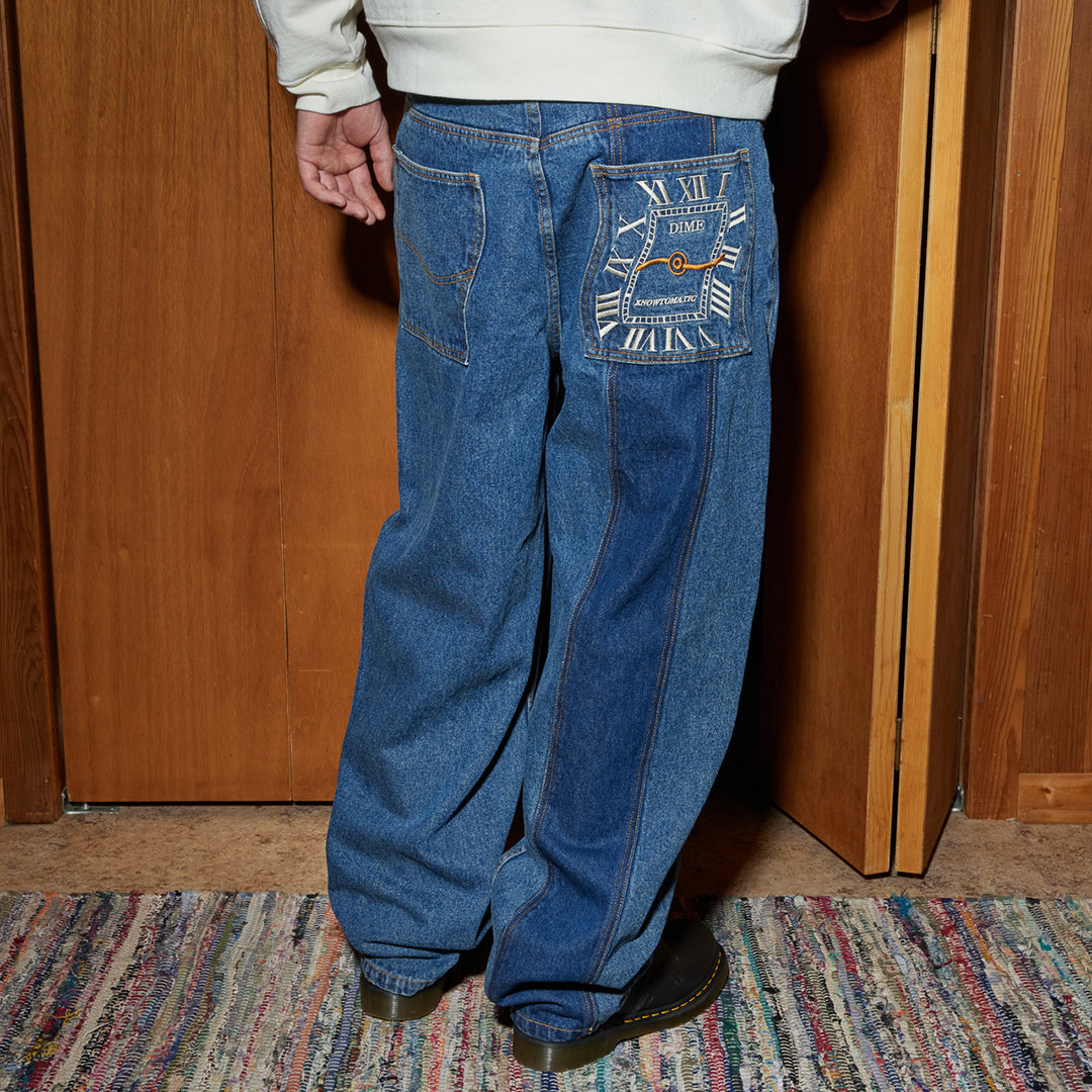 DIME MTL(ダイム モントリオール)| BAGGY DENIM PANTS / KNOWTOMATIC BLUE | スノーボード・スケートボードのTACTICS JAPAN