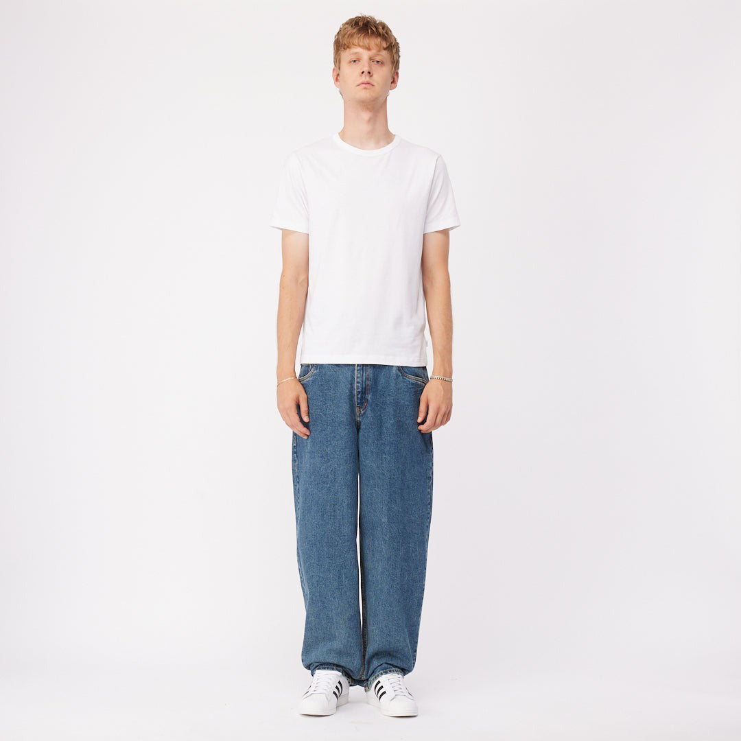 DIME MTL(ダイム モントリオール)| BAGGY DENIM PANTS / KNOWTOMATIC BLUE | スノーボード・スケートボードのTACTICS JAPAN