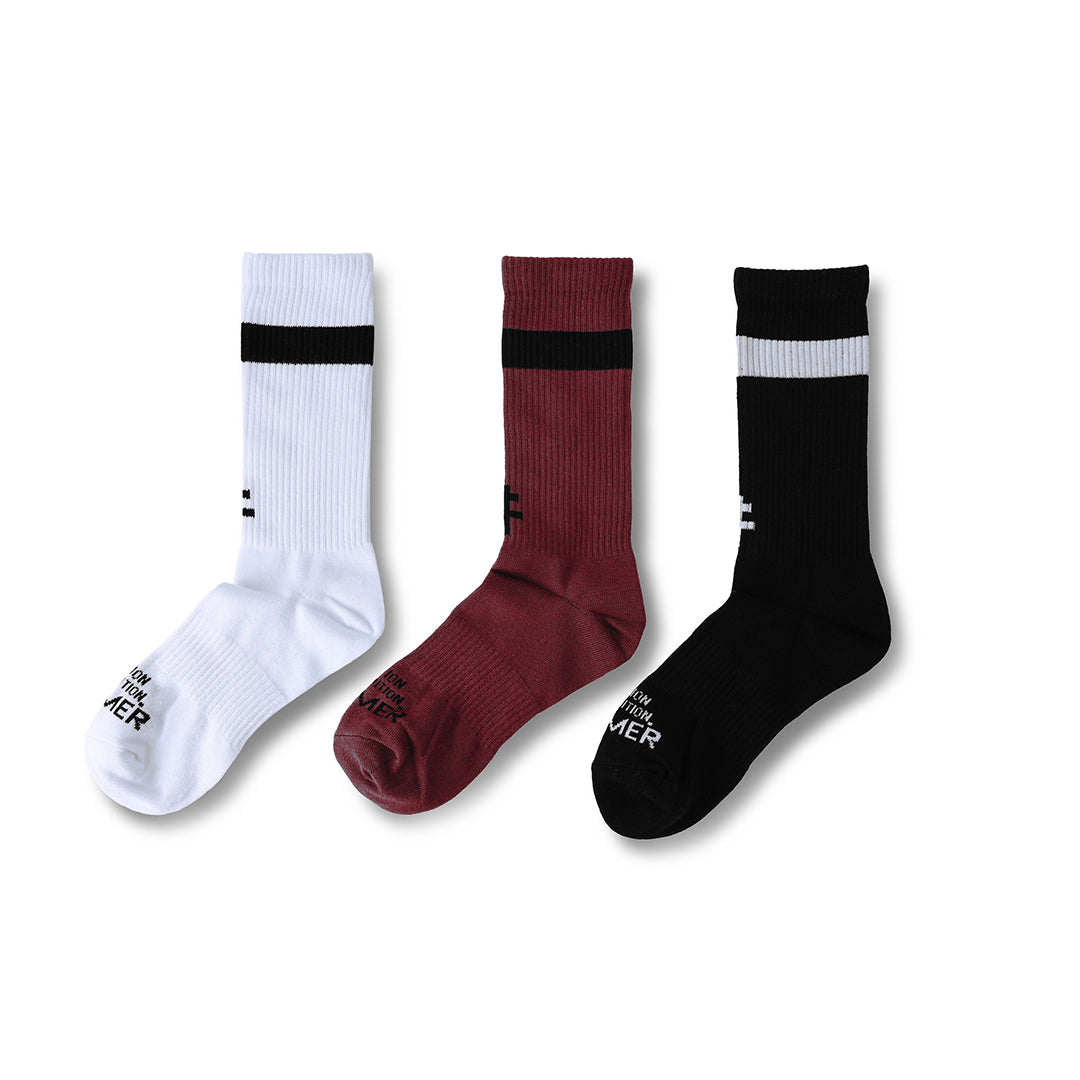 FORMER(フォーマー)| FRANCHISE SOCK 3PK | スノーボード・スケートボードのTACTICS JAPAN
