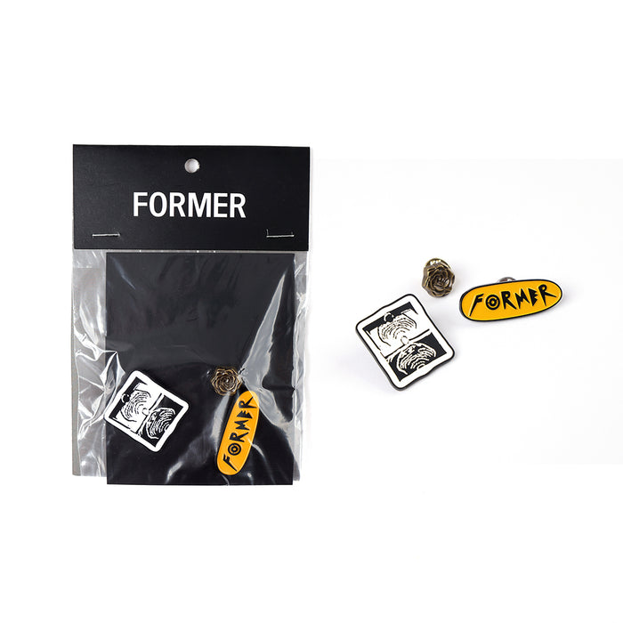 FORMER(フォーマー)| KIT PIN BADGE (X3) | スノーボード・スケートボードのTACTICS JAPAN