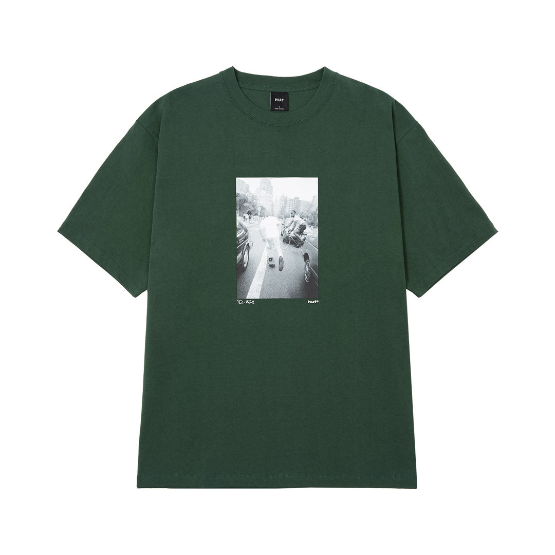 FIGHT THE TRAFFIC S/S TEE / FOREST GREEN