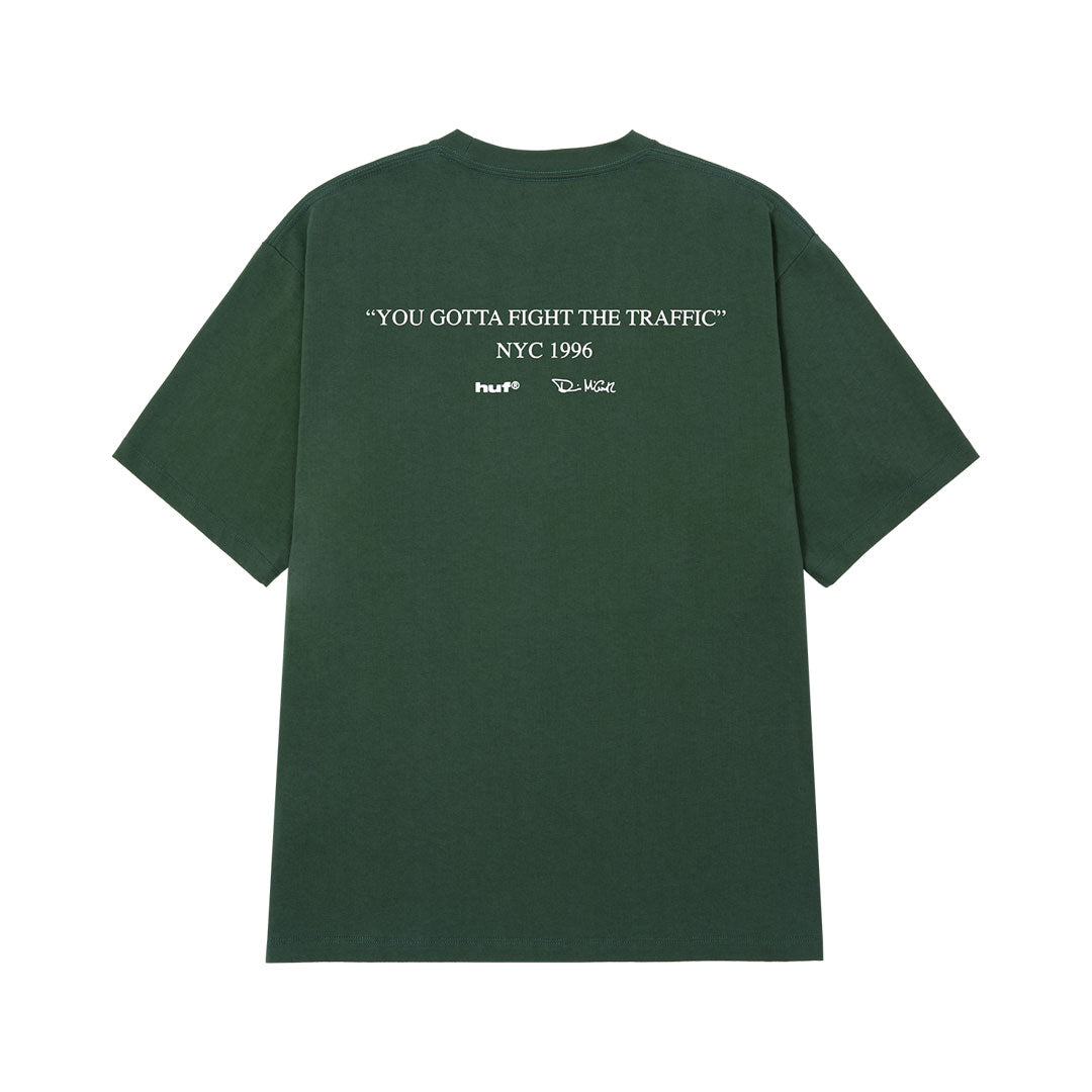 FIGHT THE TRAFFIC S/S TEE / FOREST GREEN