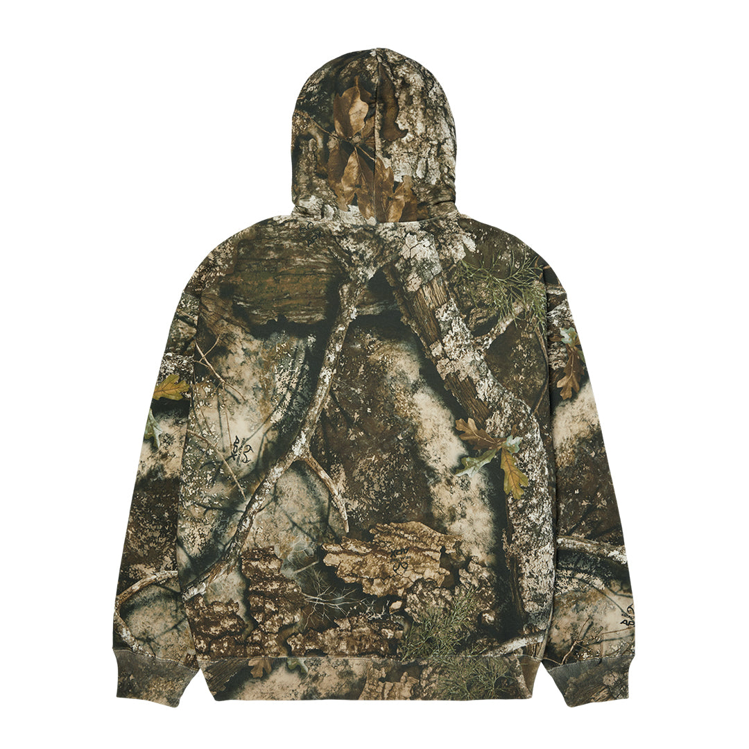 HUF WORLDWIDE(ハフ ワールドワイド)| HUF X REALTREE HEAVYWEIGHT HOODIE | スノーボード・スケートボードのTACTICS JAPAN