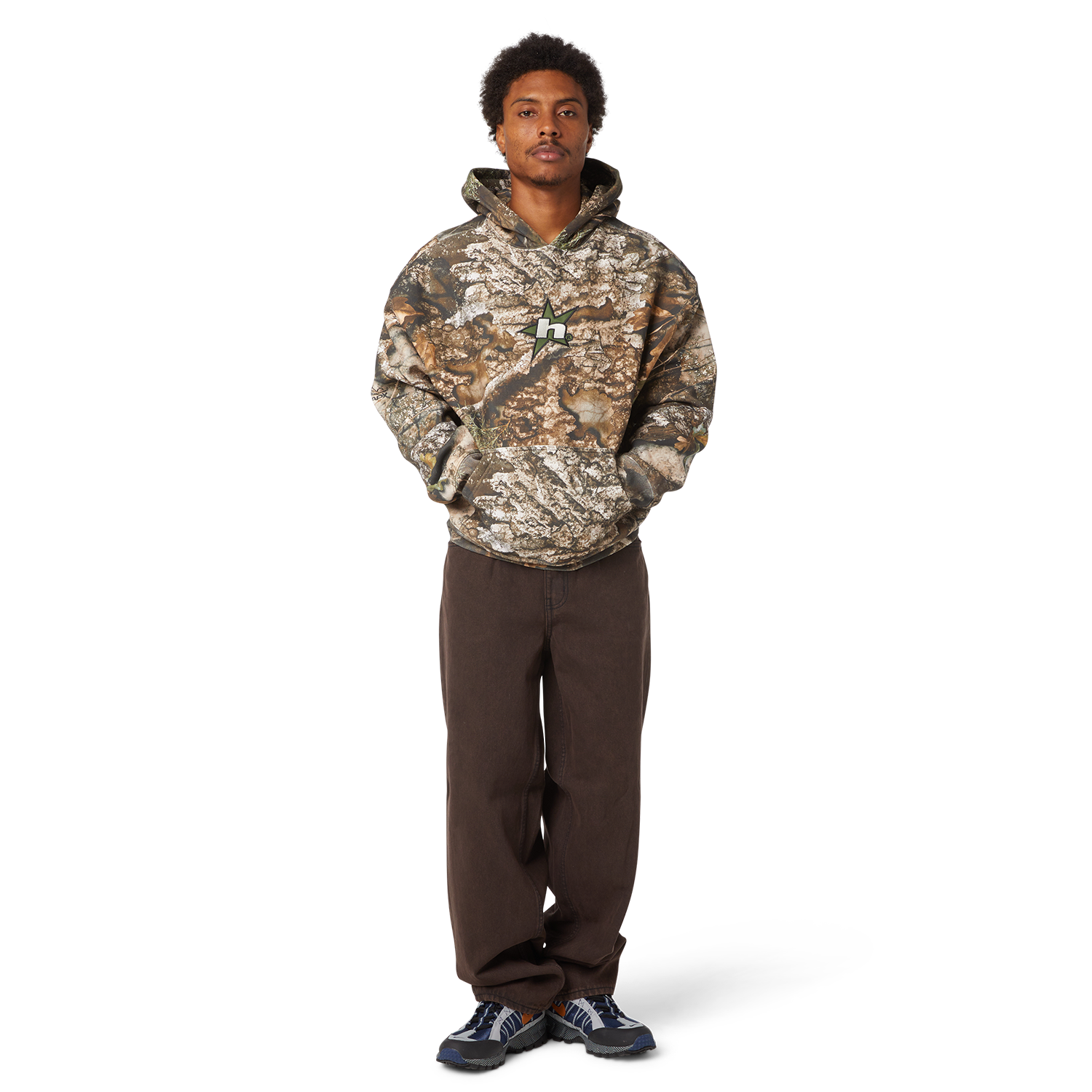 HUF X REALTREE HEAVYWEIGHT HOODIE
