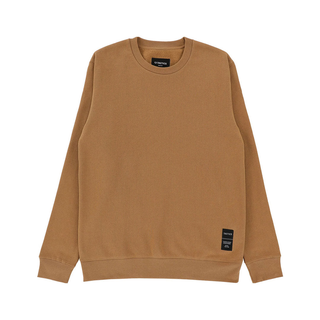 TRADEMARK SUPPLY CREW SWEATSHIRT / CAMEL