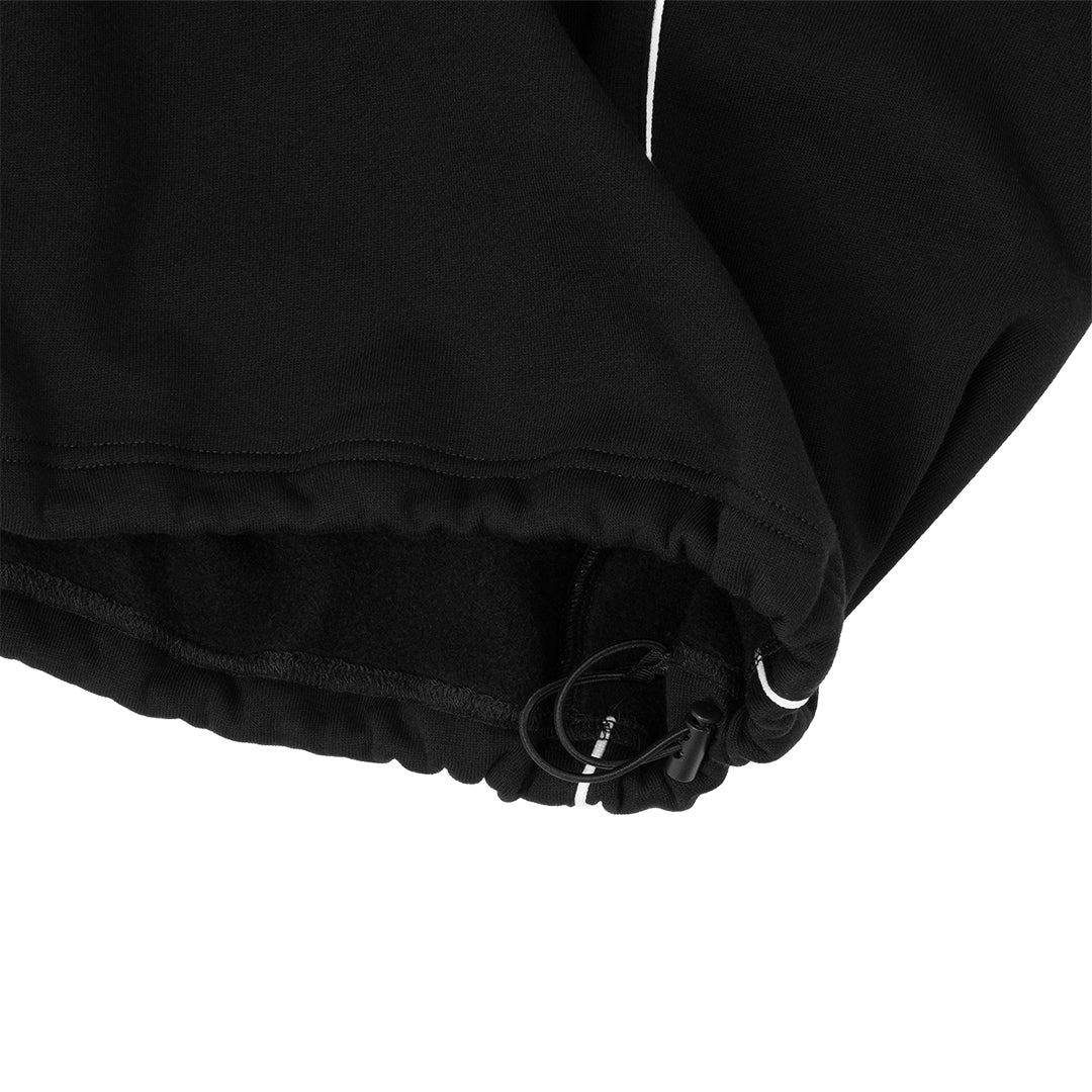 HUF WORLDWIDE(ハフ ワールドワイド)| LUX DRAWCORD CREW / BLACK | スノーボード・スケートボードのTACTICS JAPAN