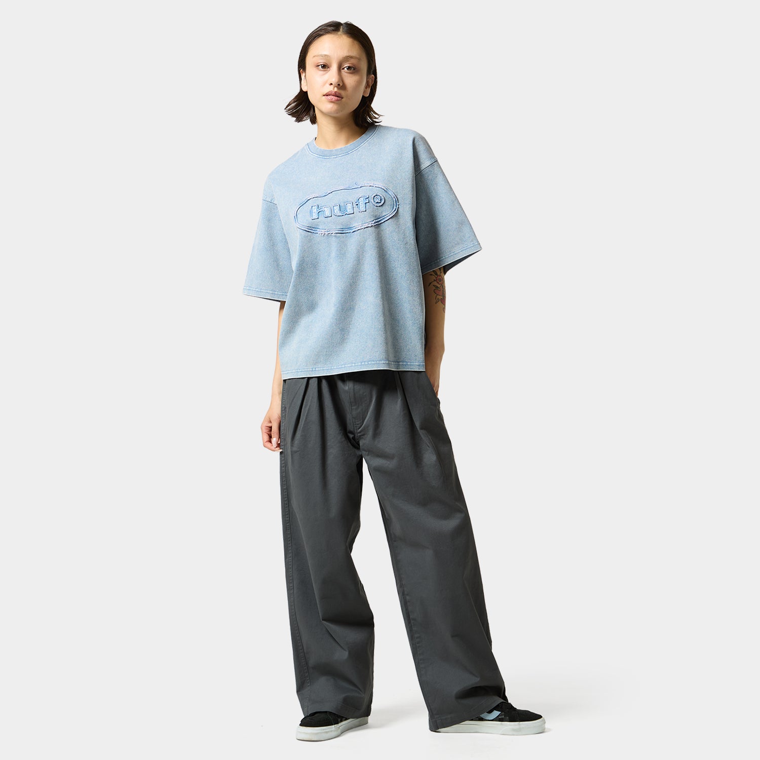 89 OVAL S/S CREW / LT BLUE