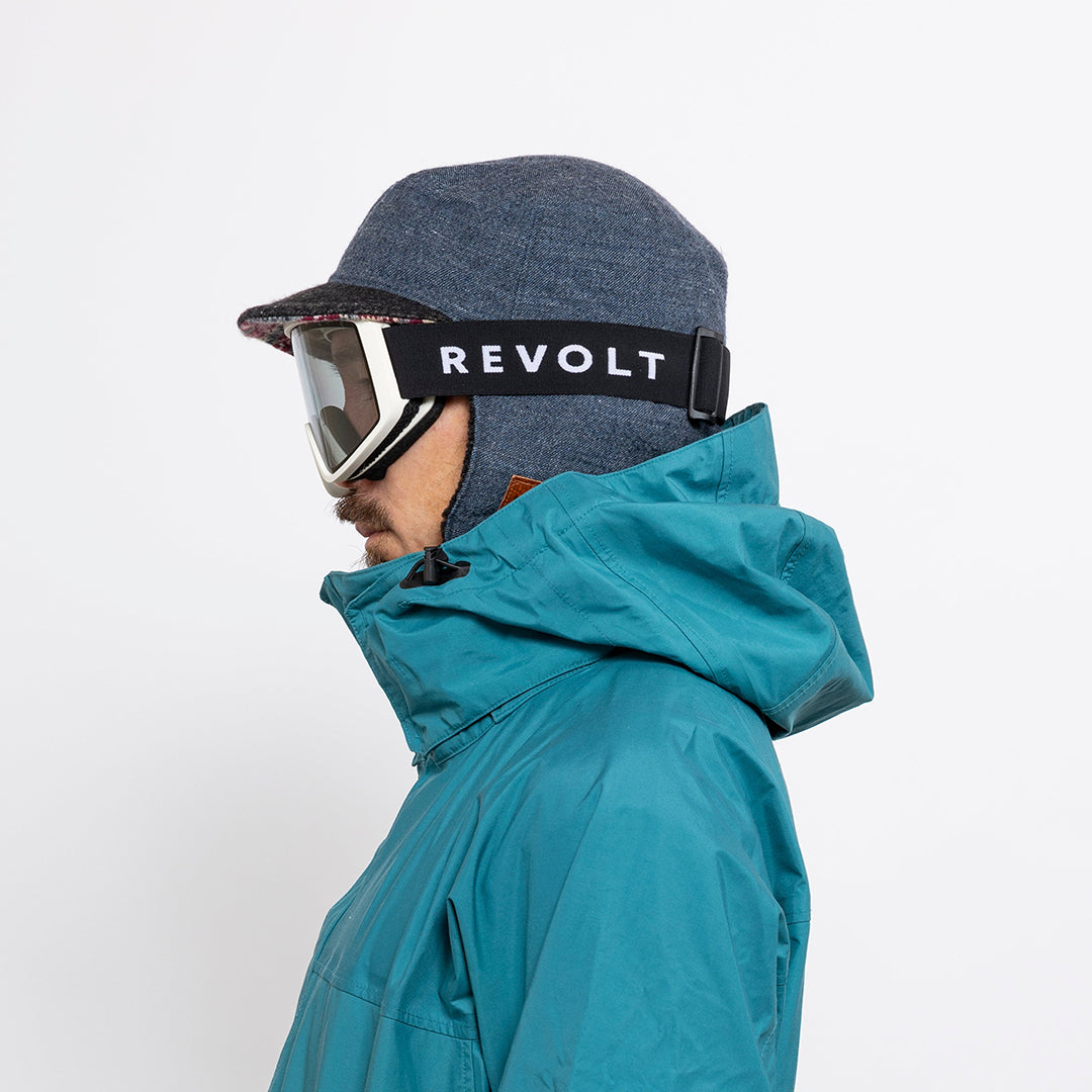 REVOLT OPTICAL(リボルト オプティカル)| FLAT LIGHT FLAME BONE WHITE BLACK / LIGHT GRAY/CLEAR PHO | スノーボード・スケートボードのTACTICS JAPAN