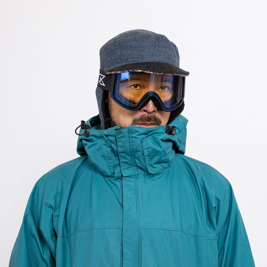 REVOLT OPTICAL(リボルト オプティカル)| FLAT LIGHT FLAME MAT BLACK BLACK / BLUE MIRROR/CLEAR PHO | スノーボード・スケートボードのTACTICS JAPAN