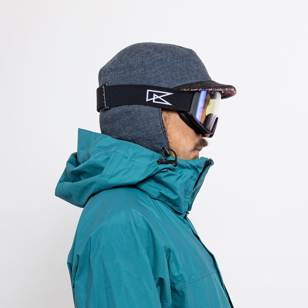 REVOLT OPTICAL(リボルト オプティカル)| FLAT LIGHT FLAME MAT BLACK BLACK / BLUE MIRROR/CLEAR PHO | スノーボード・スケートボードのTACTICS JAPAN