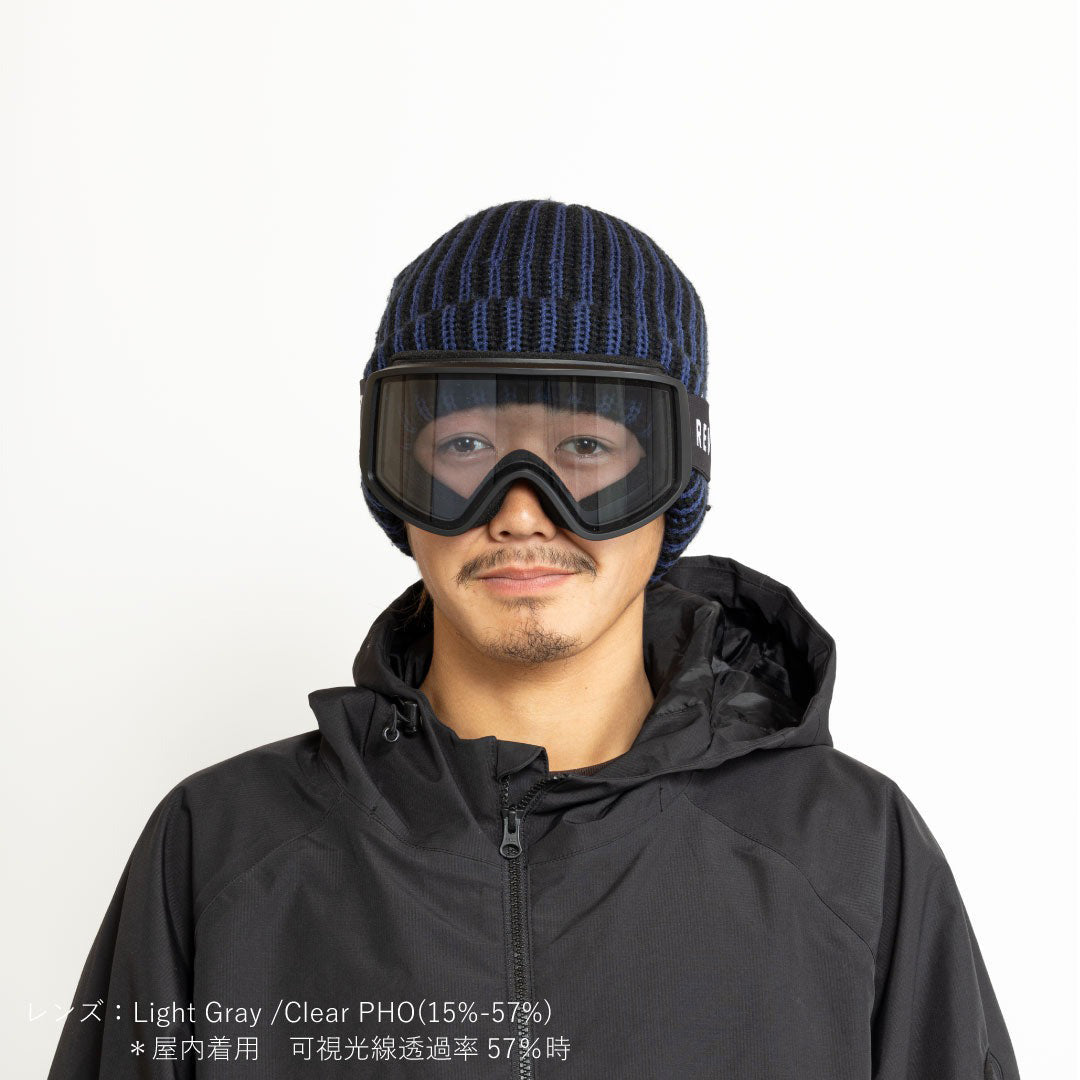 REVOLT OPTICAL(リボルト オプティカル)| FLAT LIGHT FLAME MAT BLACK BLACK / LIGHT GRAY/CLEAR PHO | スノーボード・スケートボードのTACTICS JAPAN