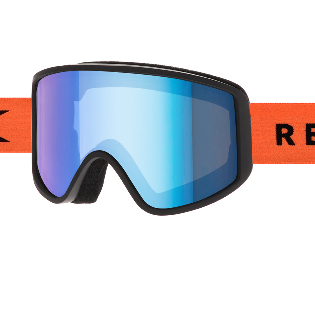 REVOLT OPTICAL(リボルト オプティカル)| FLAT LIGHT FLAME MAT BLACK ORANGDE / BLUE MIRROR/CLEAR PHO | スノーボード・スケートボードのTACTICS JAPAN