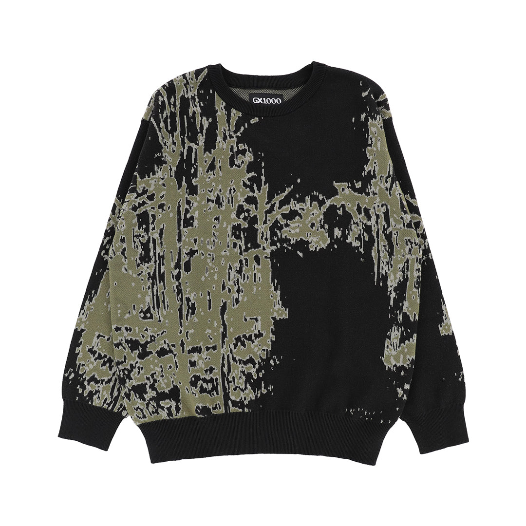 FOREST JACQUARD KNIT SWEATER
