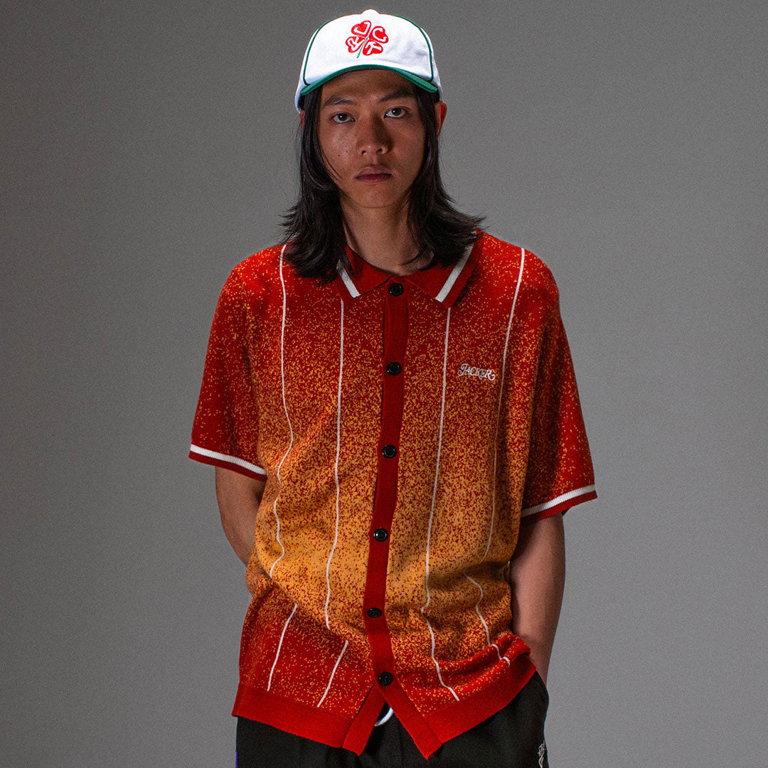 JACKER(ジャッカー)| FOREVER POLO KNIT / ORANGE | スノーボード・スケートボードのTACTICS JAPAN