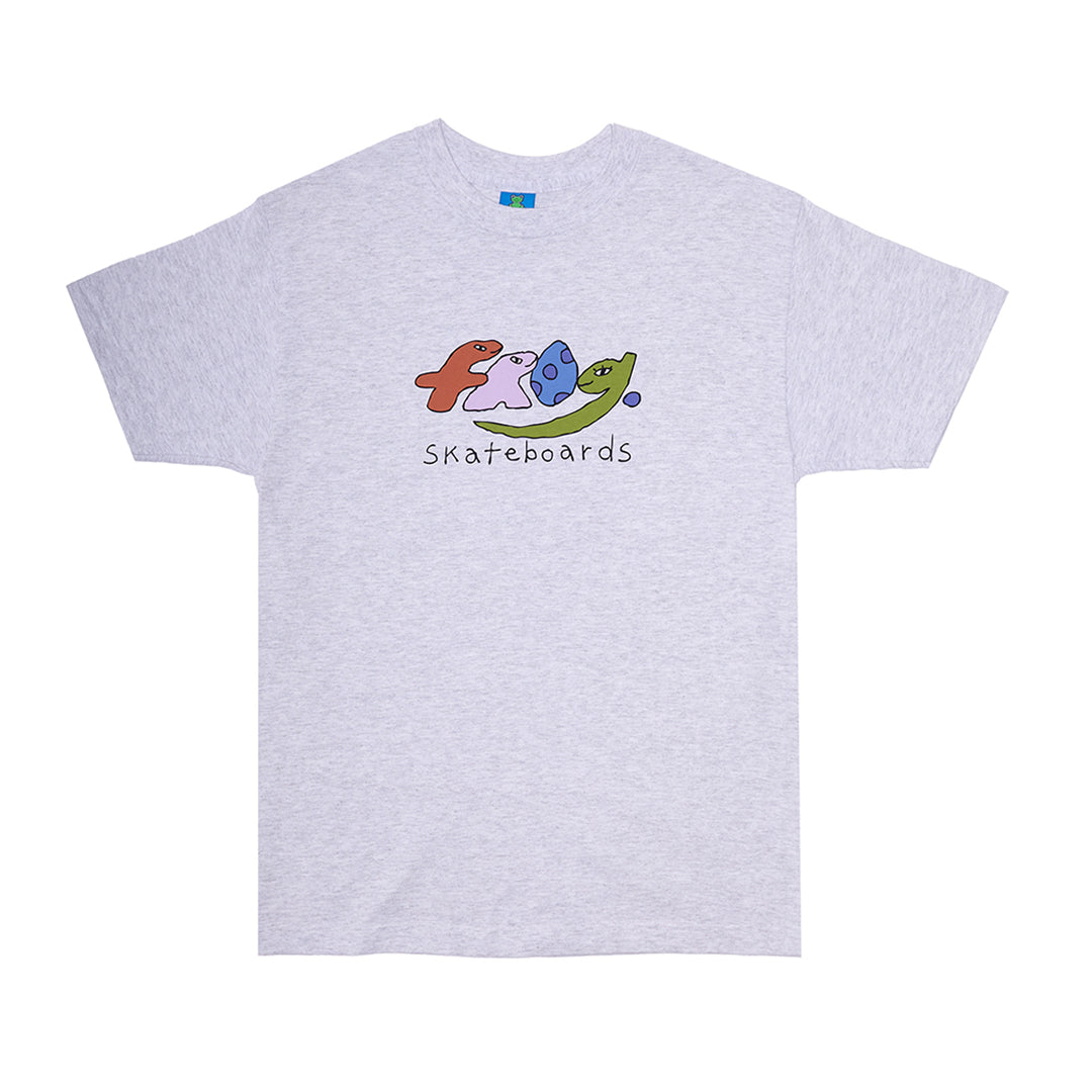 FROG SKATEBOARDINGS(フロッグ スケートボーディング)| クロージング | DINO LOGO T-SHIRT / ASH | スノーボード・スケートボードのTACTICS JAPAN