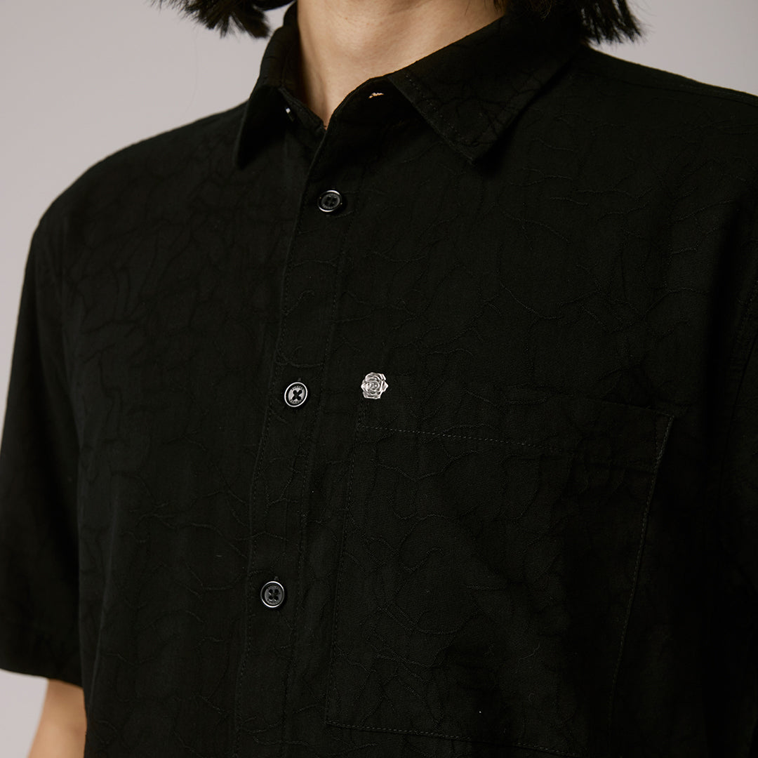 FORMER(フォーマー)| VIVIAN VINE SS SHIRT / BLACK | スノーボード・スケートボードのTACTICS JAPAN