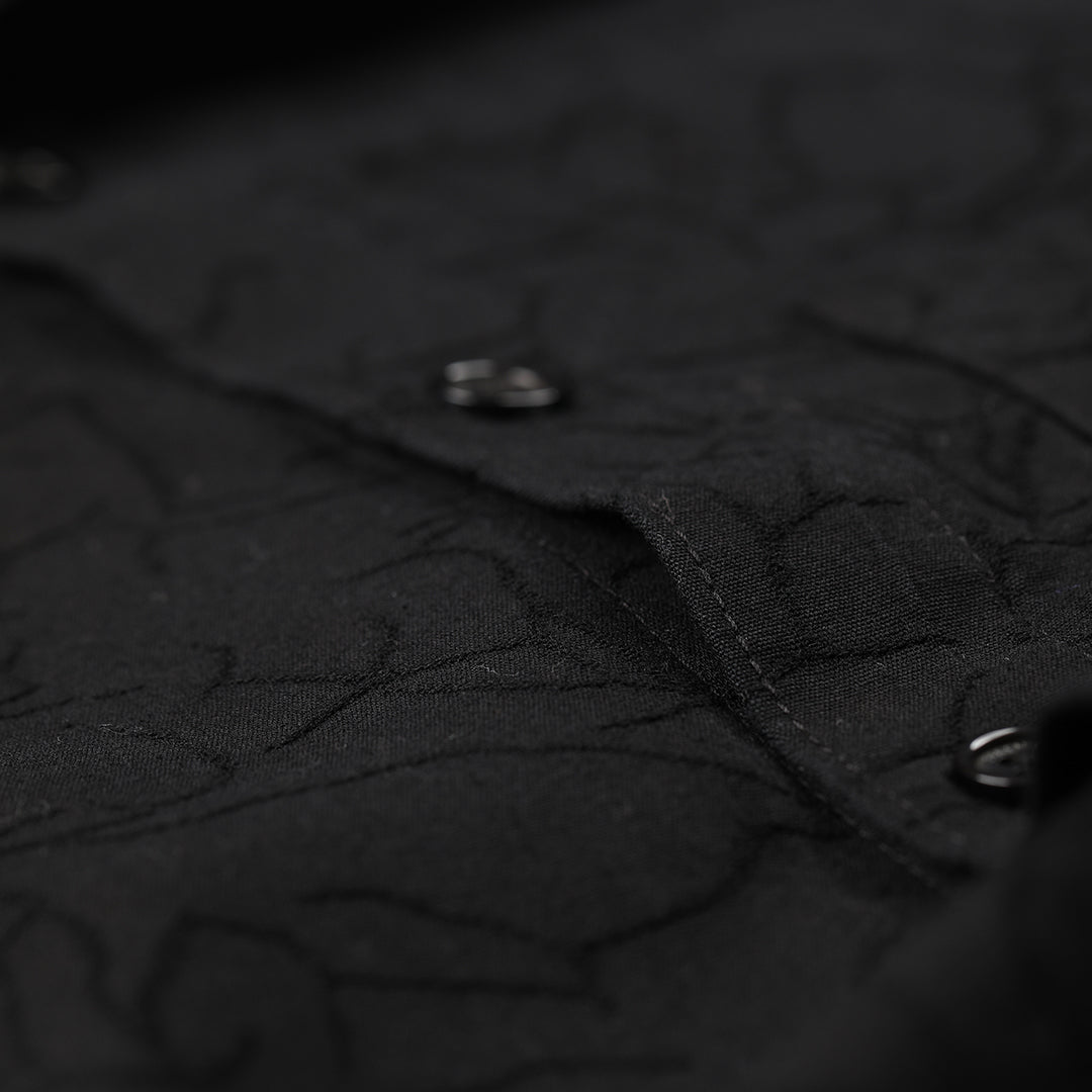 FORMER(フォーマー)| VIVIAN VINE SS SHIRT / BLACK | スノーボード・スケートボードのTACTICS JAPAN