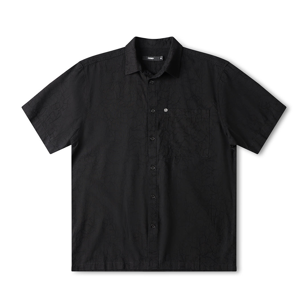 FORMER(フォーマー)| VIVIAN VINE SS SHIRT / BLACK | スノーボード・スケートボードのTACTICS JAPAN