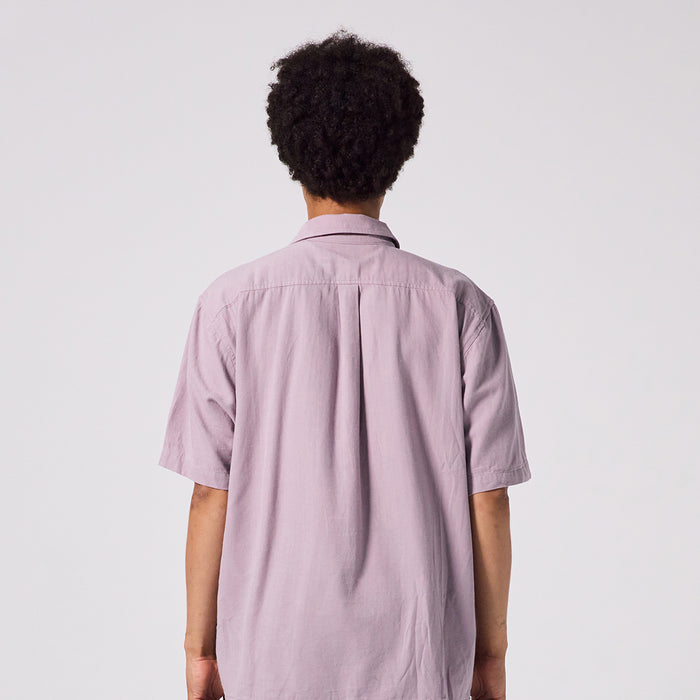 FORMER (フォーマー)VIVIAN HERRINGBONE SS SHIRT / VIOLET
