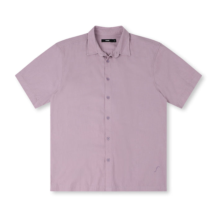 FORMER (フォーマー)VIVIAN HERRINGBONE SS SHIRT / VIOLET