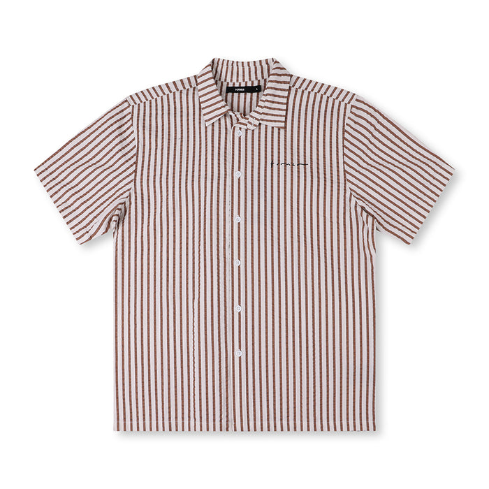 FORMER(フォーマー)| VIVIAN SEERSUCKER SS SHIRT | スノーボード・スケートボードのTACTICS JAPAN