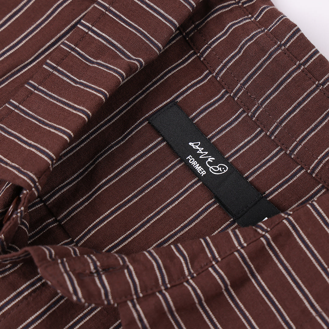 FORMER(フォーマー)| REYNOLDS STRIPE SS SHIRT | スノーボード・スケートボードのTACTICS JAPAN