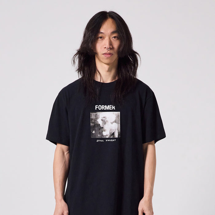 FORMER(フォーマー)| WAR POODLE T-SHIRT / BLACK | スノーボード・スケートボードのTACTICS JAPAN