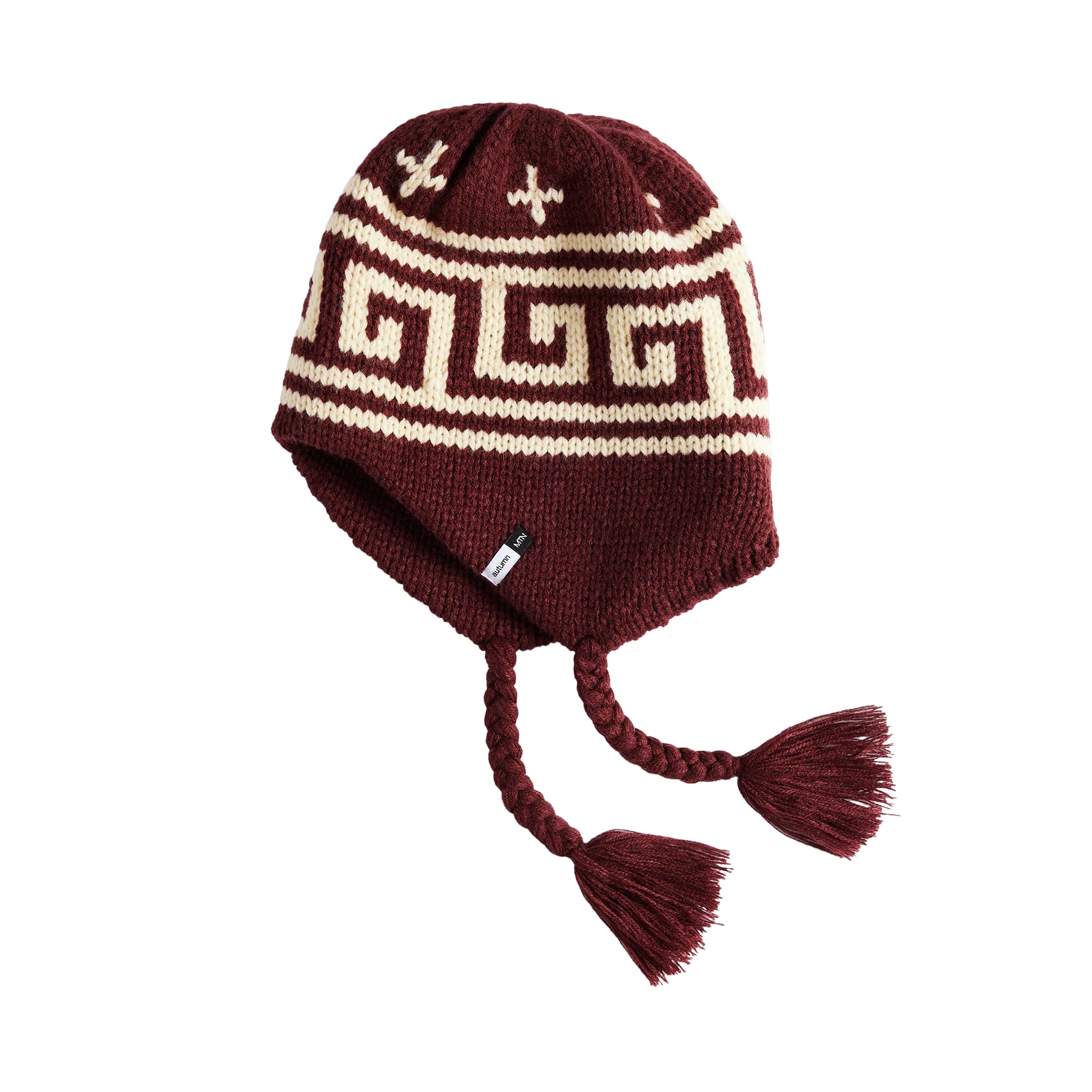 AUTUMN HEADWEAR(オータム ヘッドウェア)| NISEKO EAR FLAP BEANIE / BURGUNDY | スノーボード・スケートボードのTACTICS JAPAN