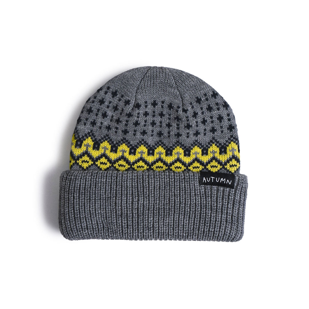 FAIRISLE BEANIE / CEMENT