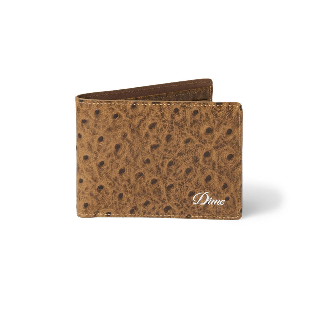DIME MTL(ダイム モントリオール) | FAUXSTRICH WALLET / COFFEE | スノーボード・スケートボードのTACTICS JAPAN