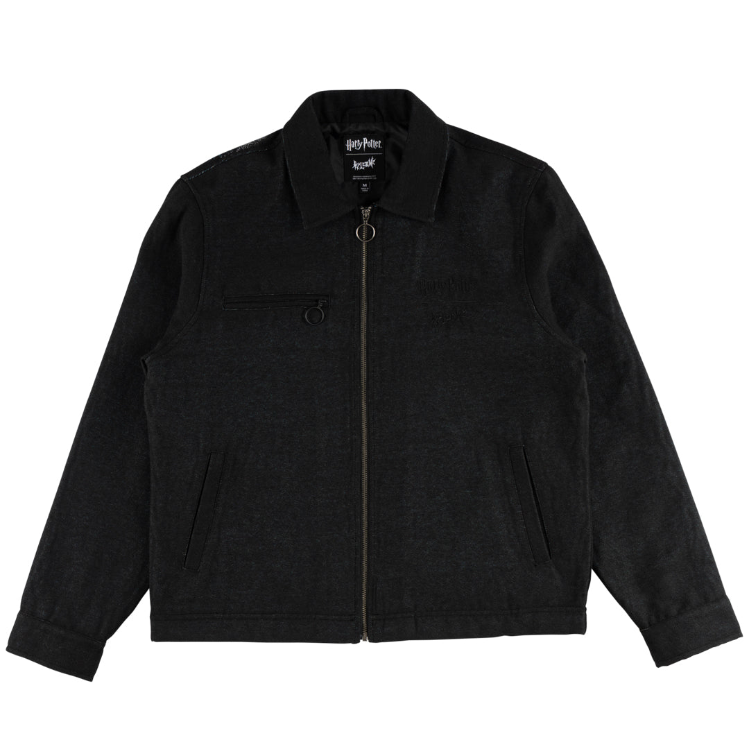 WELCOME SKATEBOARDS(ウェルカム スケートボード)| HARRY POTTER X WELCOME FINALE TAPESTRY L/S ZIP JACKET / BLACK | スノーボード・スケートボードのTACTICS JAPAN
