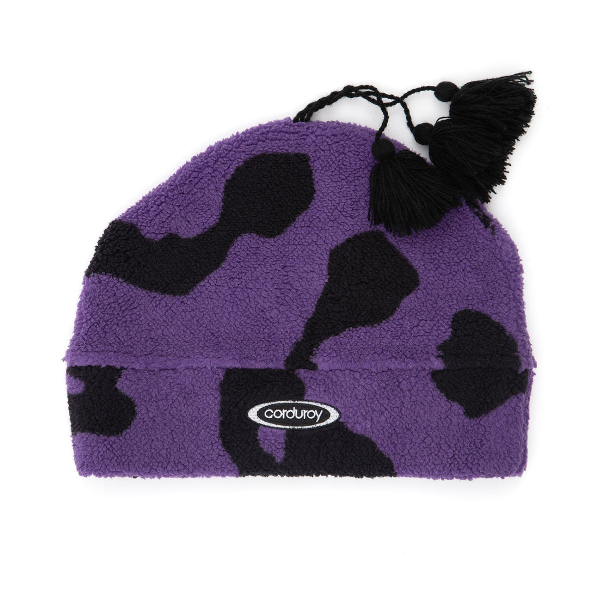 CORDUROY(コーデュロイ)| FLEECE TASSLE BEANIE PURPLE | スノーボード・スケートボードのTACTICS JAPAN