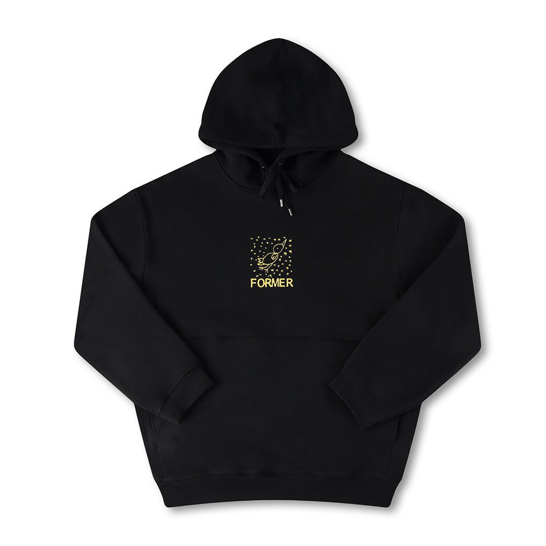 FORMER(フォーマー)| FREE CRUX HOOD / BLACK | スノーボード・スケートボードのTACTICS JAPAN