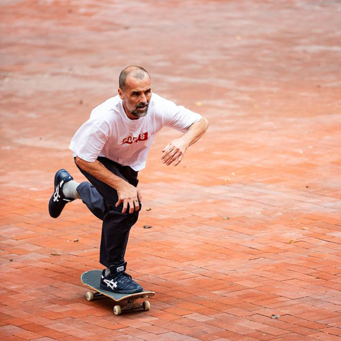 LEGGEREZZA FB(GINO COLLABO) NAVY | ASCICS SKATEBOARDS(アシックス スケートボード) | スケートボード、スノーボードのTACTICS JAPAN