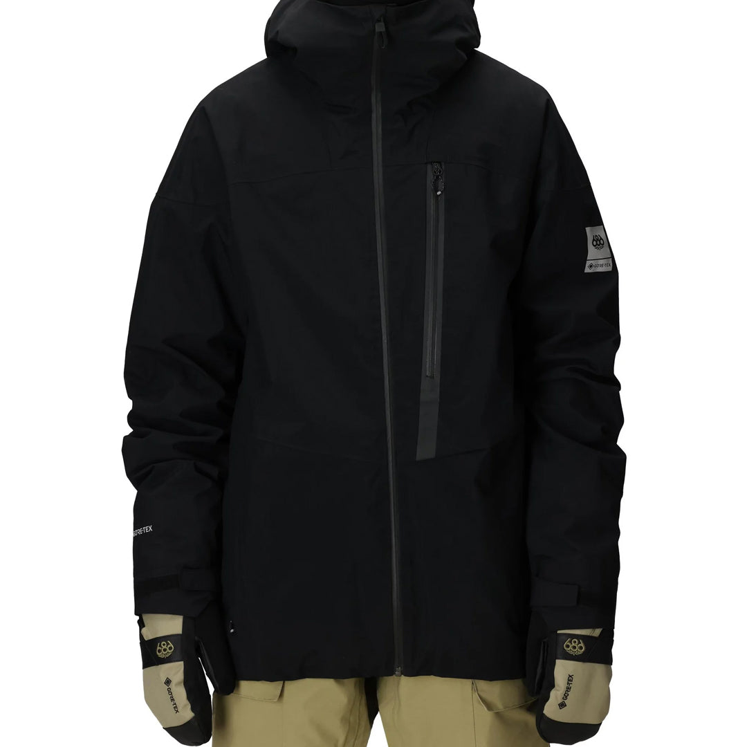 686(シックス エイト シックス)| GORE-TEX GT THERMAGRAPH INSULATED JACKET / BLACK | スノーボード、スケートボードのTACTICS JAPAN