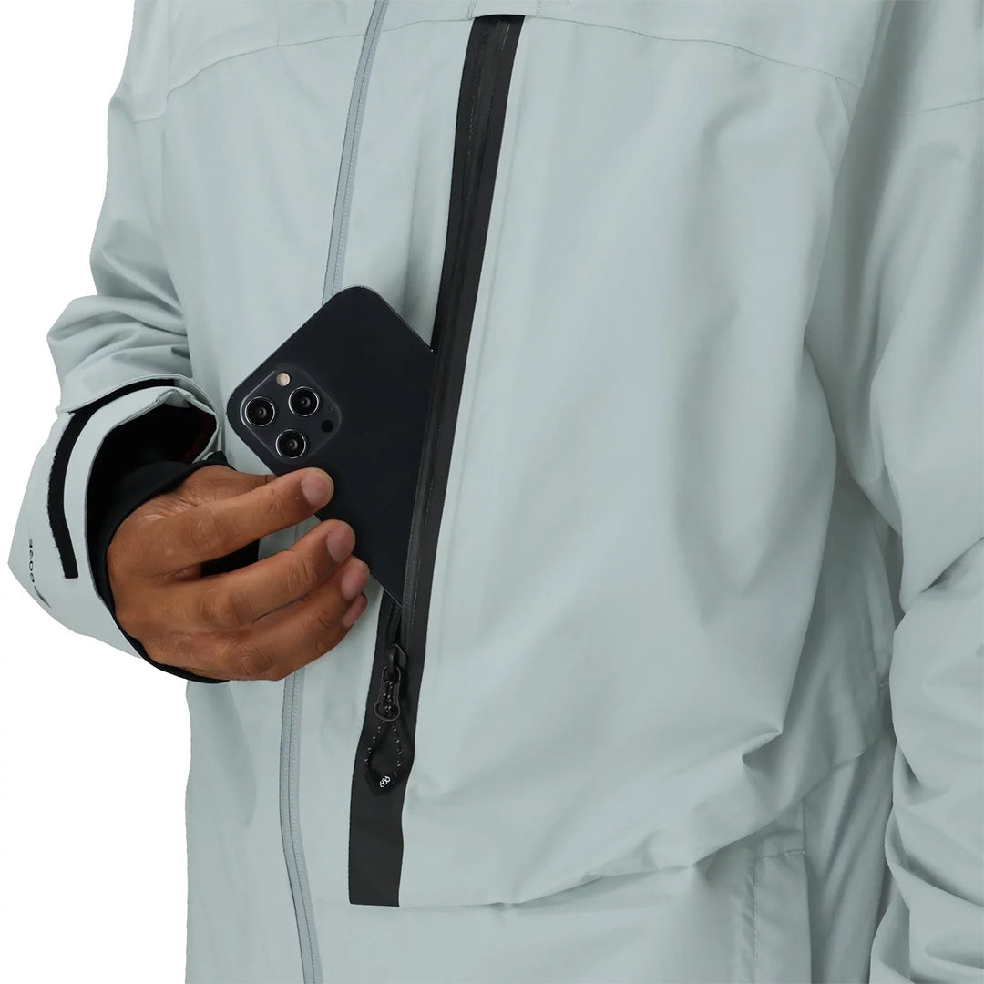 686(シックス エイト シックス)| GORE-TEX GT THERMAGRAPH INSULATED JACKET / DUSTY MARINE | スノーボード、スケートボードのTACTICS JAPAN