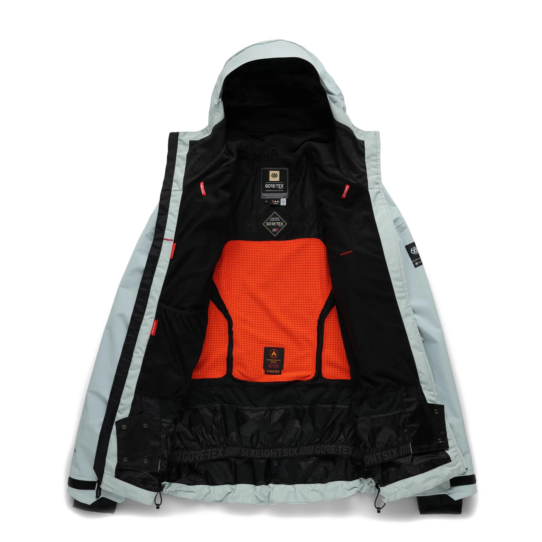 686(シックス エイト シックス)| GORE-TEX GT THERMAGRAPH INSULATED JACKET / DUSTY MARINE | スノーボード、スケートボードのTACTICS JAPAN