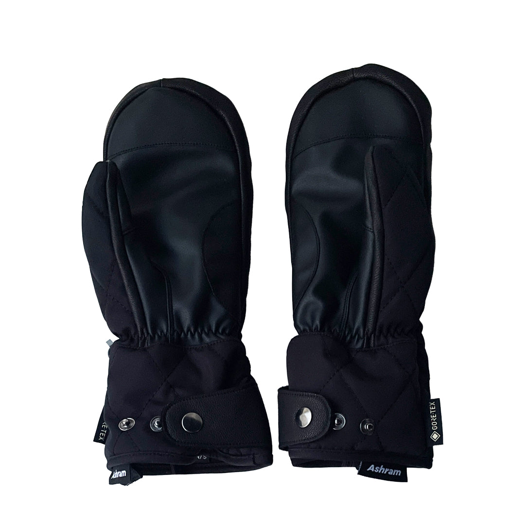 UNFRM(ユニフォーム)| GORE-TEX MILITARY DIAMOND QUILT MITTEN GLOVE BY ASHRAM / BLACK | スノーボード・スケートボードのTACTICS JAPAN