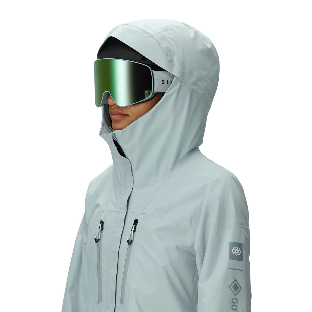 686 (シックス エイト シックス) | WOMEN'S GORE-TEX SKYLINE THERMAGRAPH JACKET / DUSTY MARINE | スノーボード・スケートボードのTACTICS JAPAN