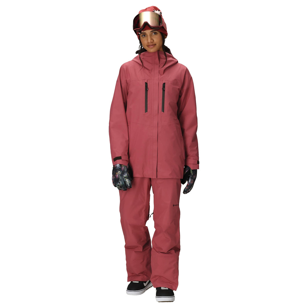686 (シックス エイト シックス) | WOMEN'S GORE-TEX SKYLINE THERMAGRAPH JACKET / ROSEWOOD | スノーボード・スケートボードのTACTICS JAPAN