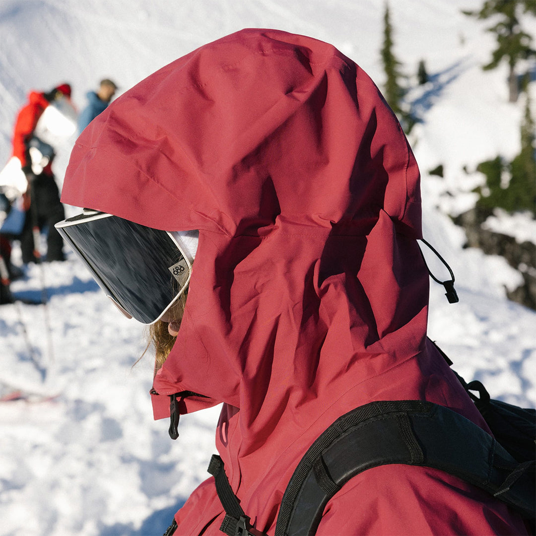 686 (シックス エイト シックス) | WOMEN'S GORE-TEX SKYLINE THERMAGRAPH JACKET / ROSEWOOD | スノーボード・スケートボードのTACTICS JAPAN