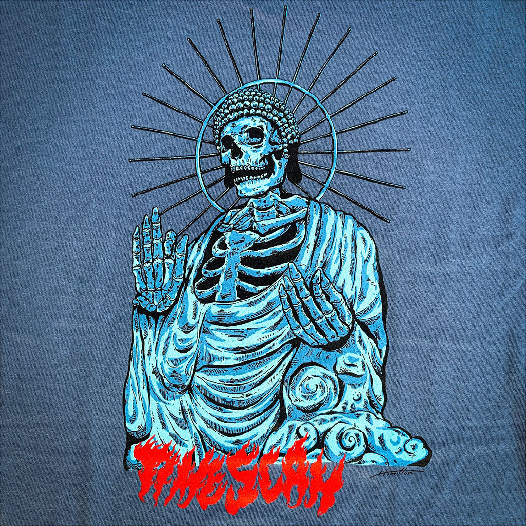 TIMESCAN(タイムスキャン)| GREAT BUDDHA T-SHIRT / BLUE | スノーボード・スケートボードのTACTICS JAPAN