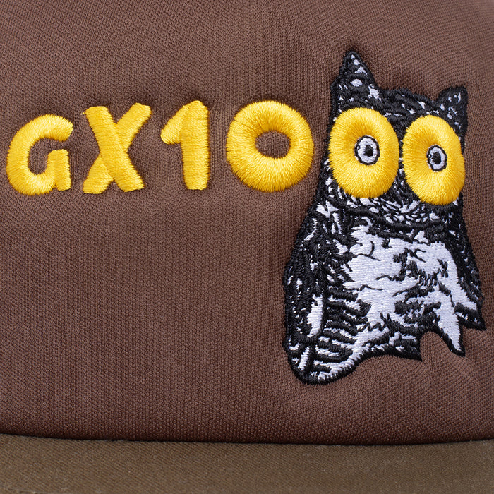 GX1000(ジーエックス ワンサウザンド)| OWL TRUCKER HAT / BROWN | スノーボード・スケートボードのTACTICS JAPAN