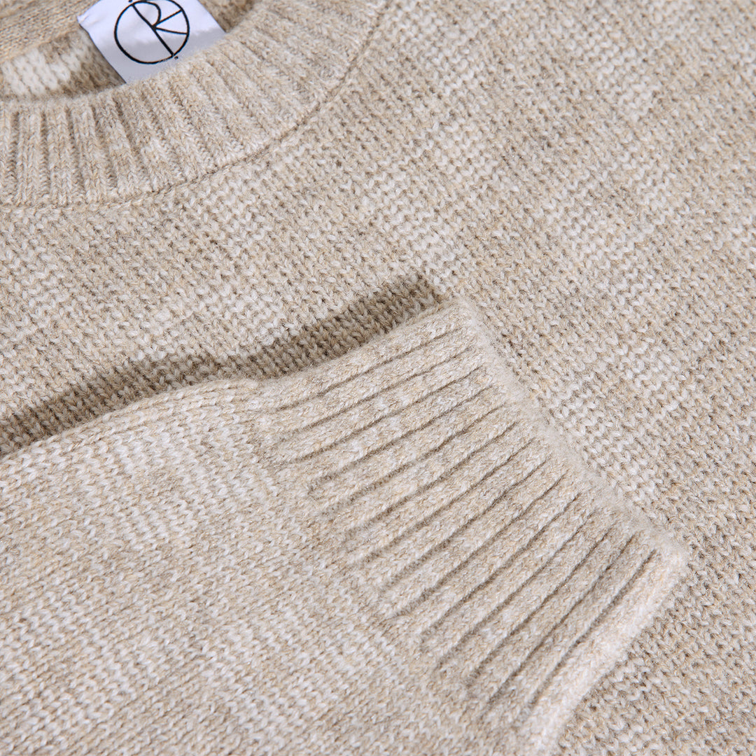 POLAR SKATE CO. (ポーラー スケート カンパニー)| P PATTERN GEORGE SWEATER / SAND | スノーボード・スケートボードのTACTICS JAPAN