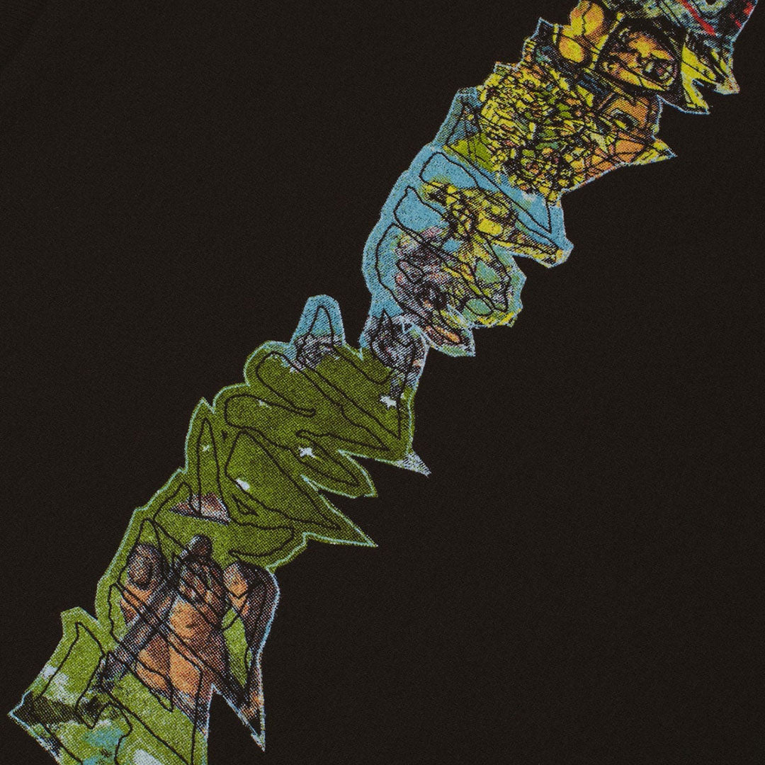 FUCKING AWESOME(ファッキン オーサム)| GIMME SOME TRUTH STAMP LOGO TEE / BLACK | スノーボード・スケートボードのTACTICS JAPAN