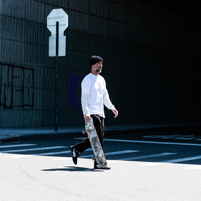 LEGGEREZZA FB(GINO COLLABO) NAVY | ASCICS SKATEBOARDS(アシックス スケートボード) | スケートボード、スノーボードのTACTICS JAPAN