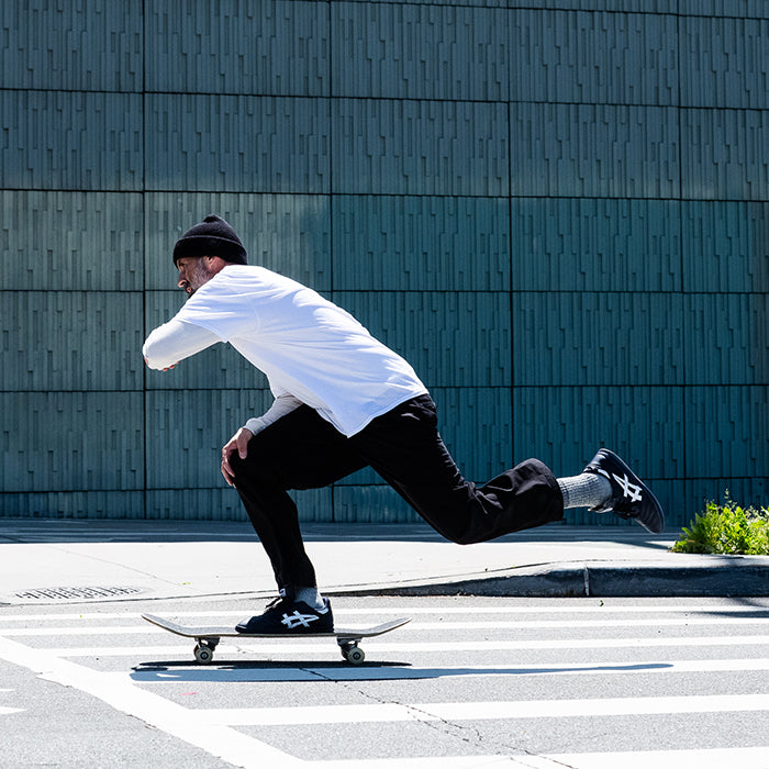 LEGGEREZZA FB(GINO COLLABO) NAVY | ASCICS SKATEBOARDS(アシックス スケートボード) | スケートボード、スノーボードのTACTICS JAPAN