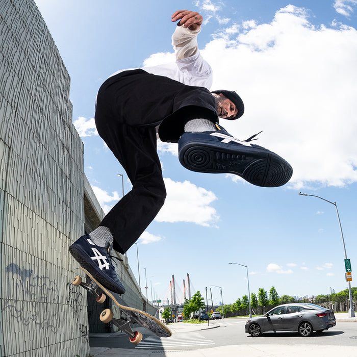 LEGGEREZZA FB(GINO COLLABO) NAVY | ASCICS SKATEBOARDS(アシックス スケートボード) | スケートボード、スノーボードのTACTICS JAPAN
