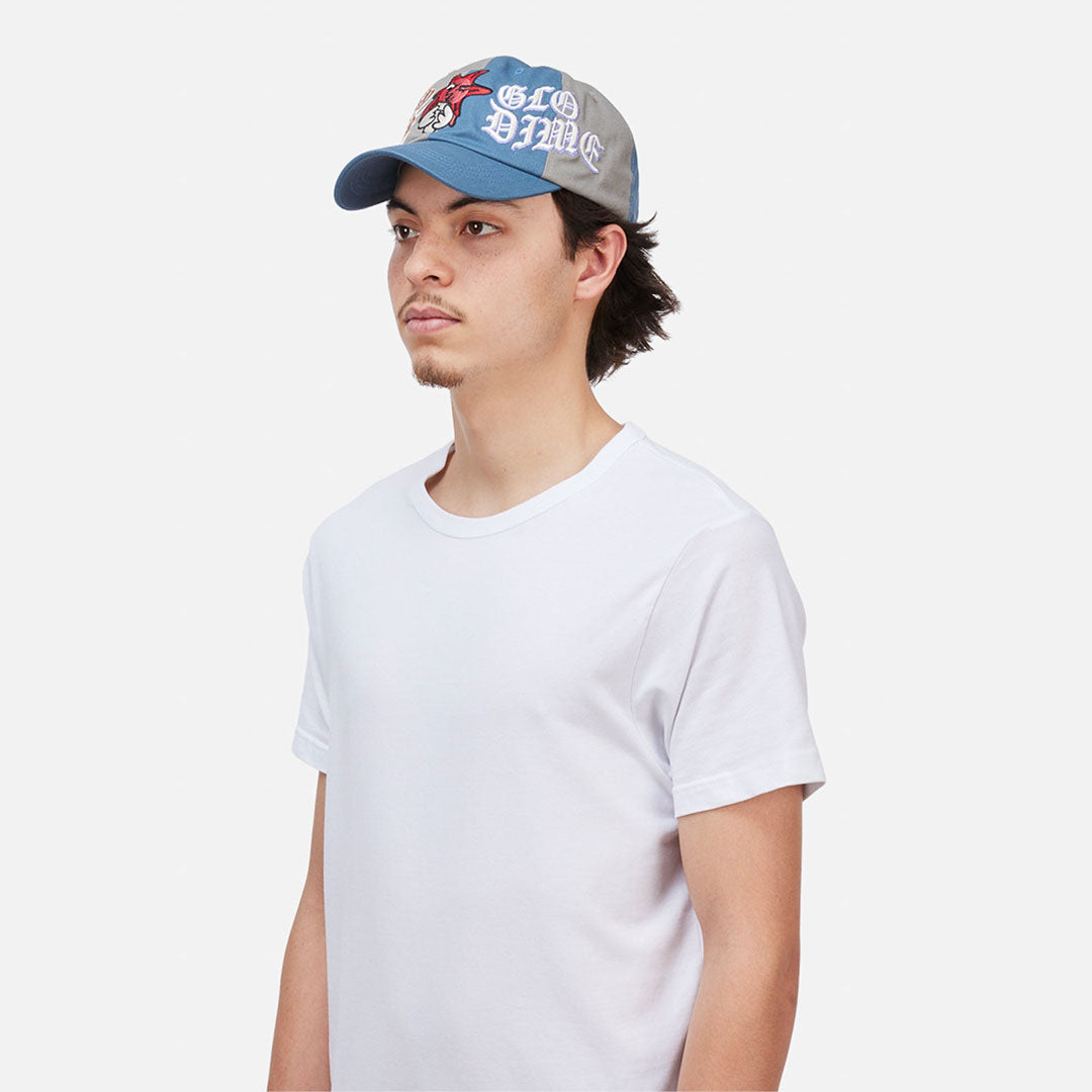 DIME MTL(ダイム モントリオール)| GLO DIME LOW PRO CAP / GRAY/STORM BLUE | スノーボード・スケートボードのTACTICS JAPAN
