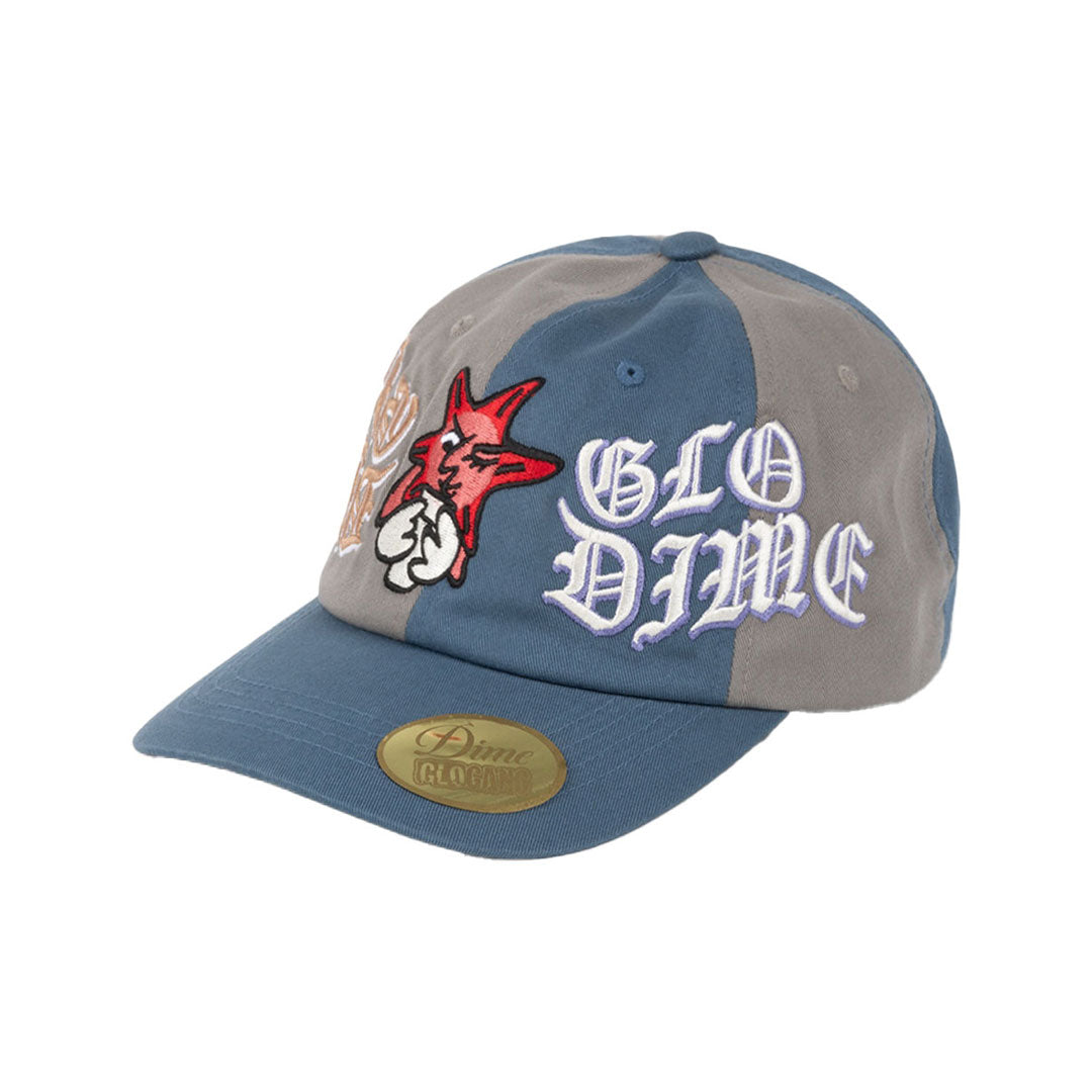 DIME MTL(ダイム モントリオール)| GLO DIME LOW PRO CAP / GRAY/STORM BLUE | スノーボード・スケートボードのTACTICS JAPAN